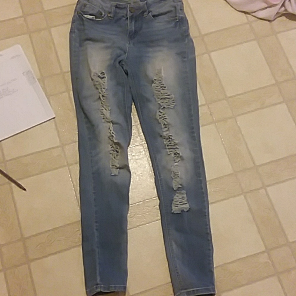 Teen blue jeans
